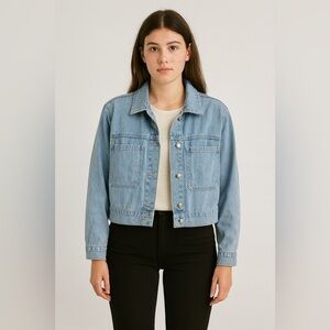 Outfitters Vintage Women’s Blue Jean Jacket Size Small